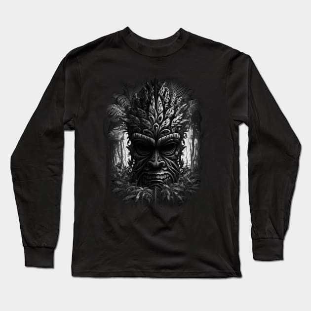 Tiki tiki Long Sleeve T-Shirt by myepicass